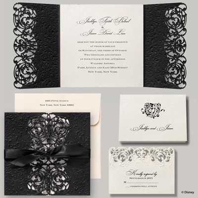Inner invitations Invitation    Disney disney Belle  Beauty wedding  fairytale