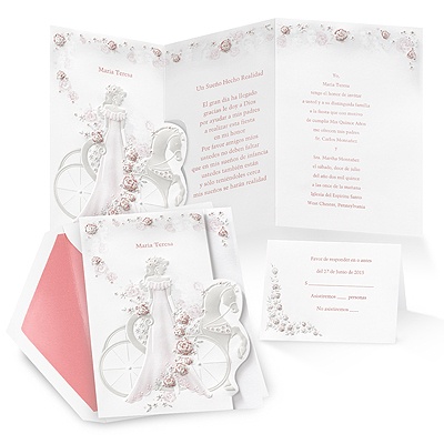 ... Baby  Kids Â· QuinceaÃ±era Â· Elegant Carriage Quinceanera Invitation