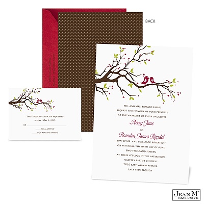 Custom wedding invitations michaels