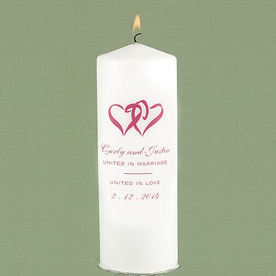 ... Â· Wedding Â· Unity Ceremony Â· Two Hearts Personalized Unity Candle