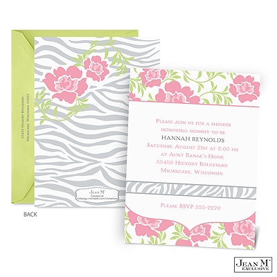 Home Â· Occasions Â· Baby Shower Â· Wild Roses Baby Shower Invitation
