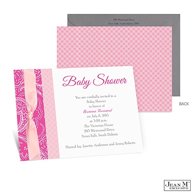 Home Â· Baby  Kids Â· Shower Invitations Â· Baby Paisleys Baby Shower ...