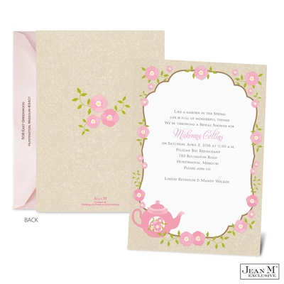 ... · Occasions · Bridal Shower · Bridal Tea Bridal Shower Invitation