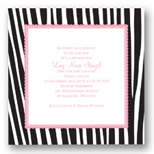 Little Wild Baby Shower Invitation