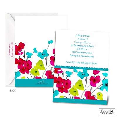 ... Occasions Â· Baby Shower Â· Blooming Bright Baby Shower Invitation