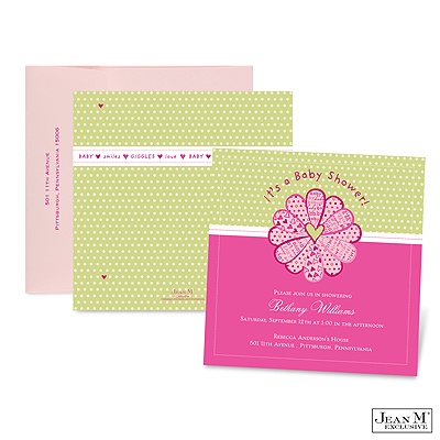 ... Â· Occasions Â· Baby Shower Â· Lovely Petals Baby Shower Invitation