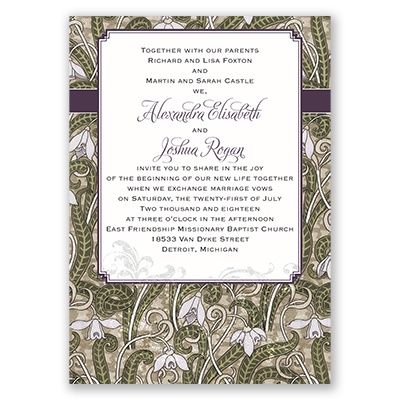 Real Glitter Invitations 9